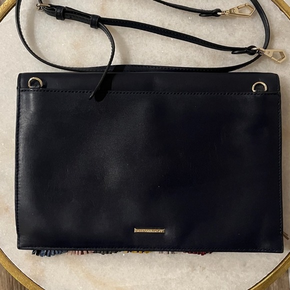 Rebecca Minkoff Clutch Crossbody Tassel Detail Evening Bag - Picture 4 of 10